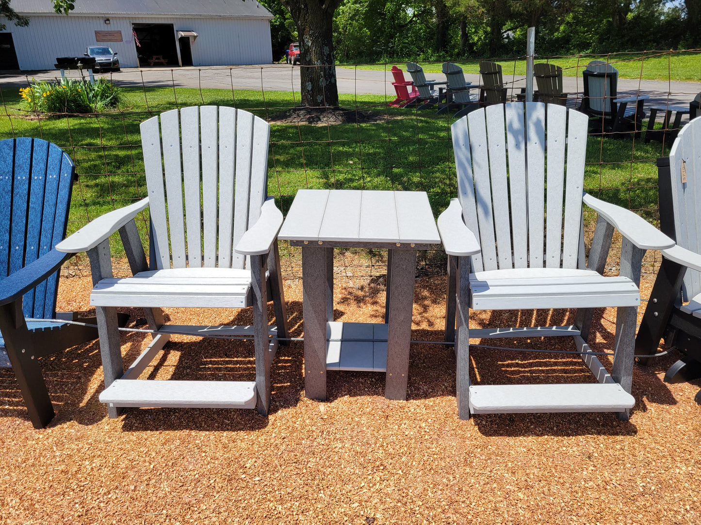 Tall Adirondack Chairs (Bar Stool Style)