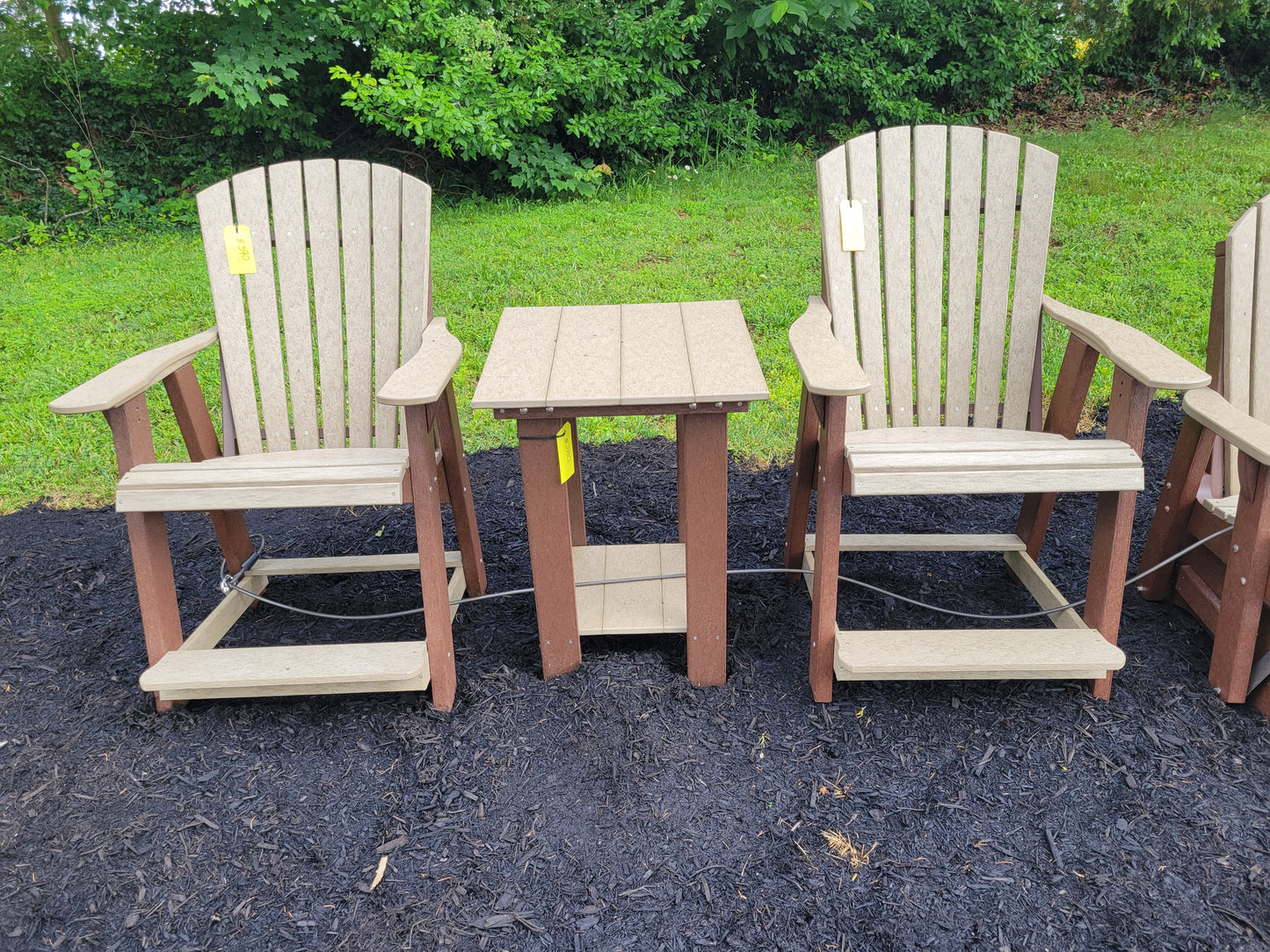 Tall Adirondack Chairs (Bar Stool Style)