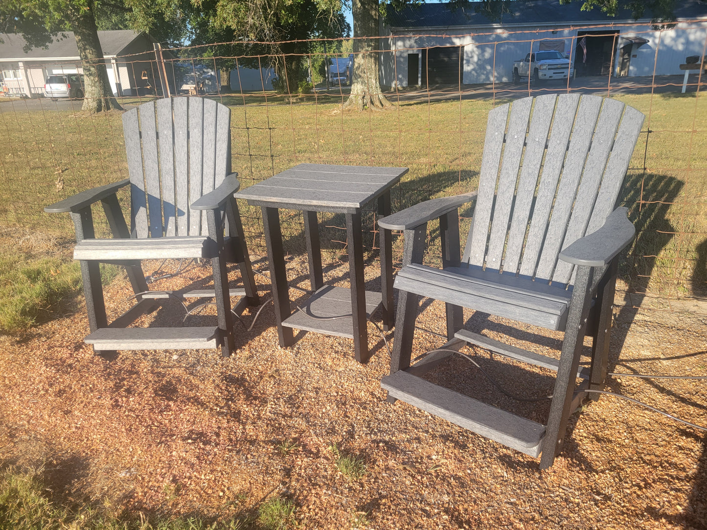 Tall Adirondack Chairs (Bar Stool Style)