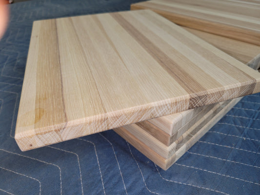Bulk order of 5 Hickory Cutting Boards FAST SHIP