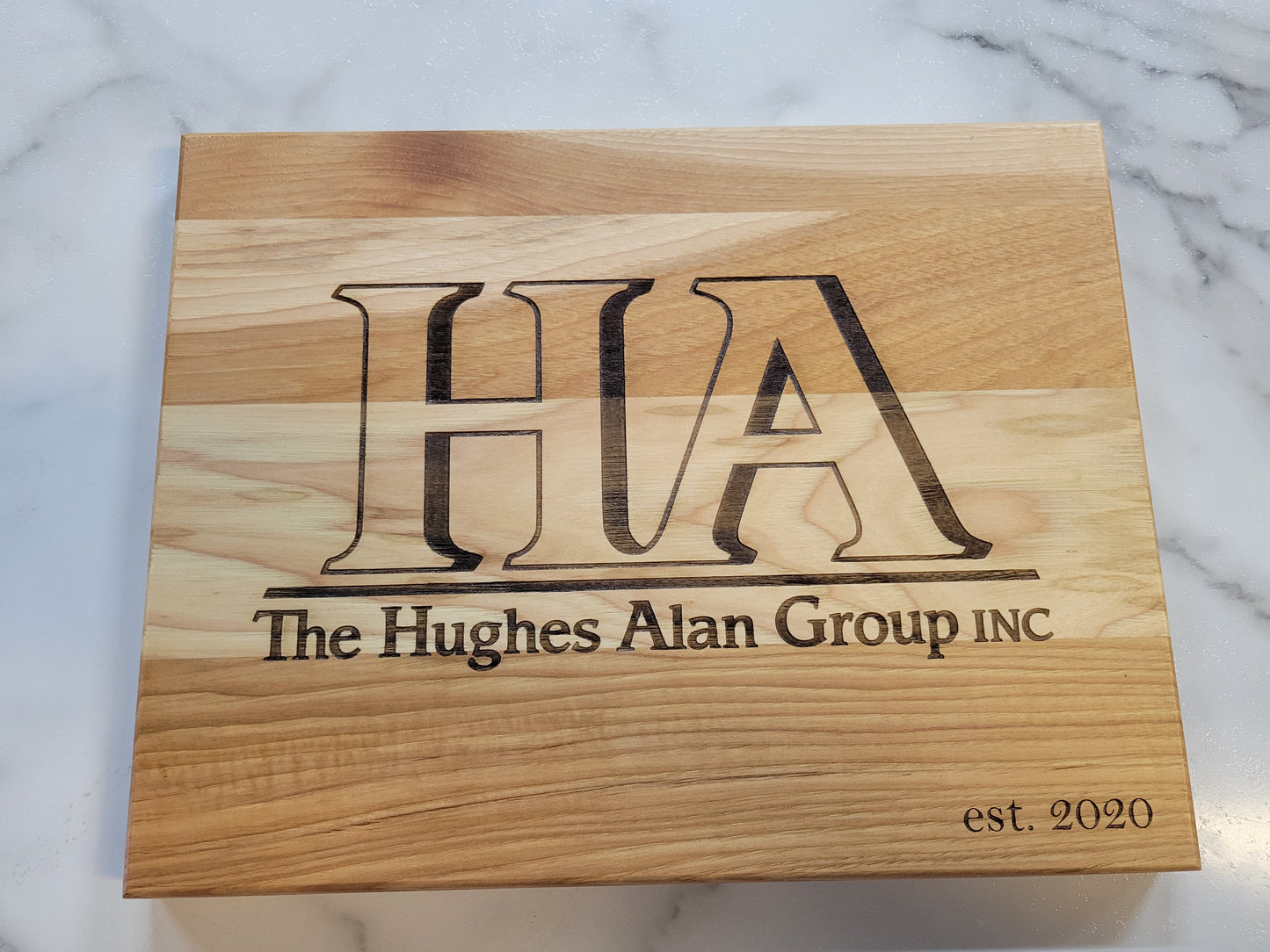 Hickory Cutting Board with Your Business Logo