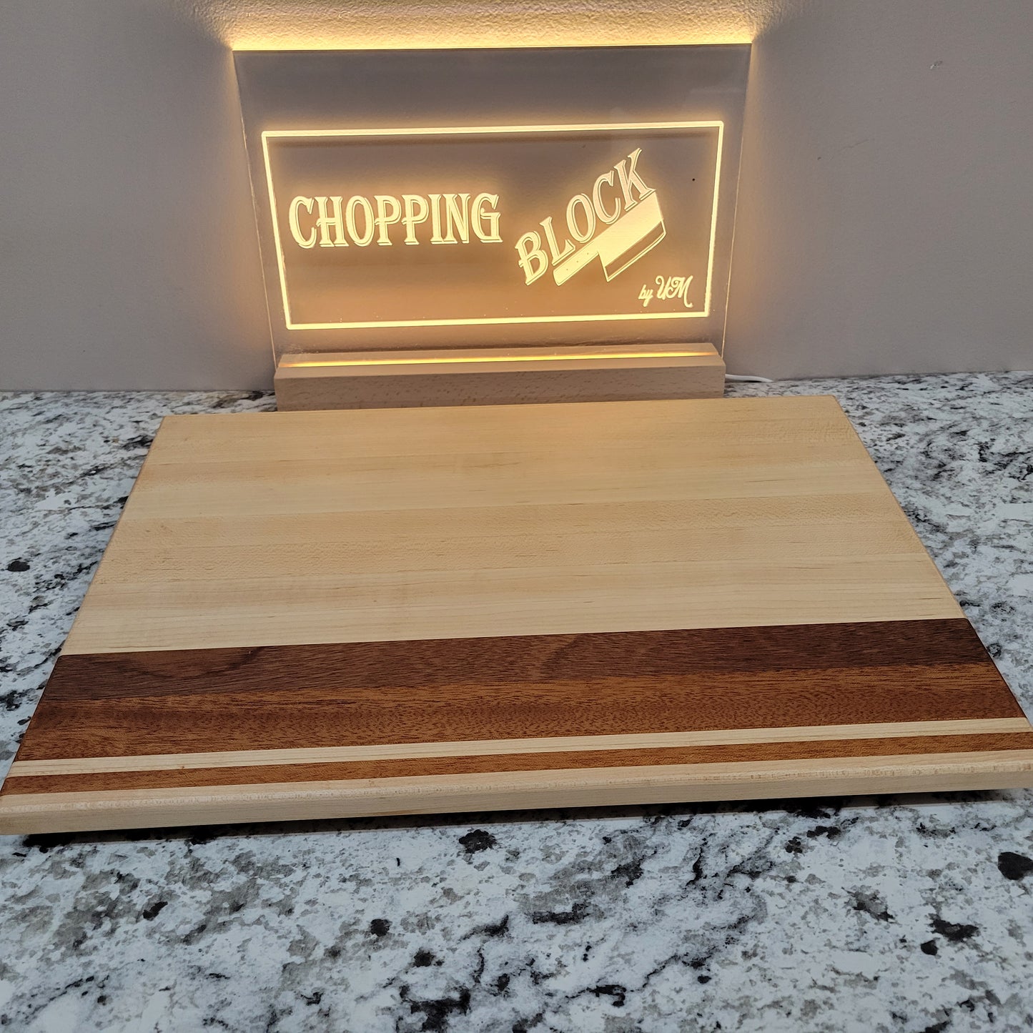 Mahogany & Maple Cutting Board