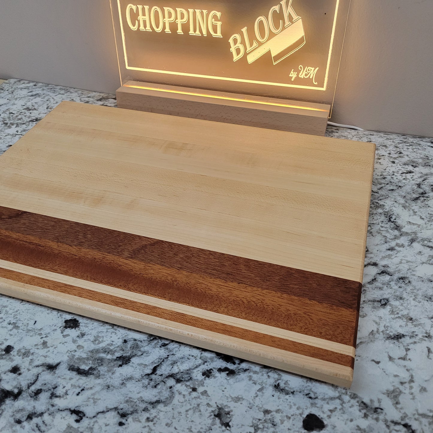 Mahogany & Maple Cutting Board