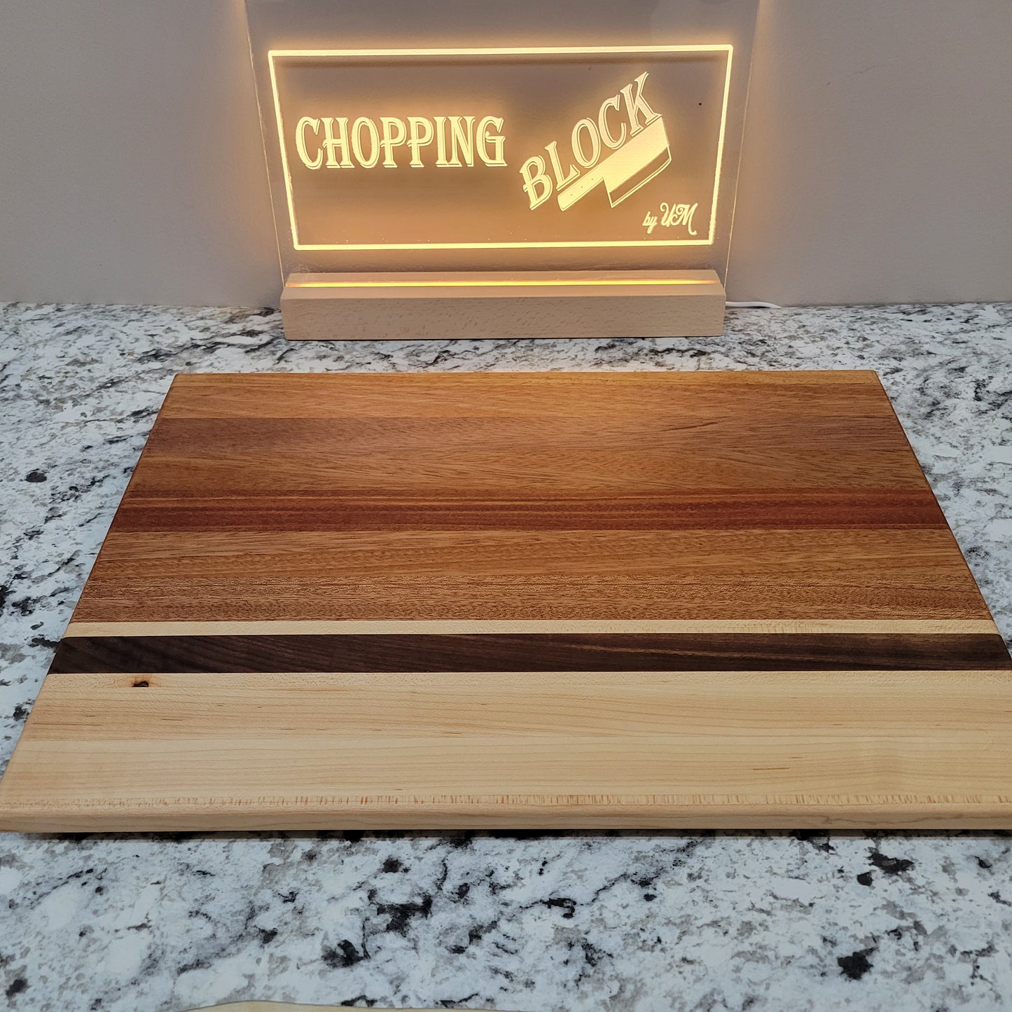 Maple & Mahogany Cutting Board