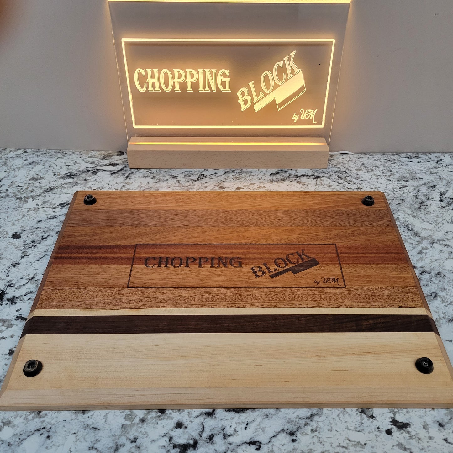 Maple & Mahogany Cutting Board