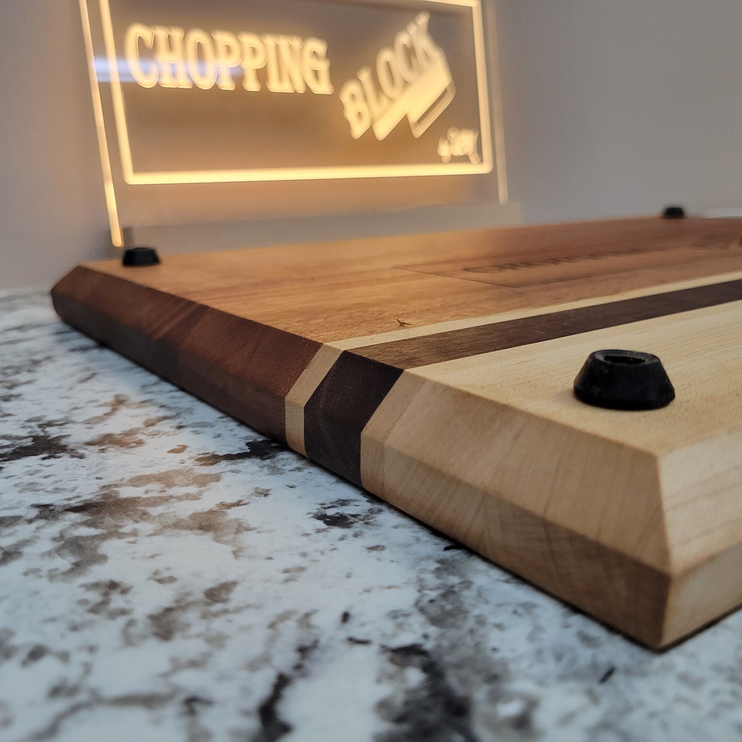 Maple & Mahogany Cutting Board