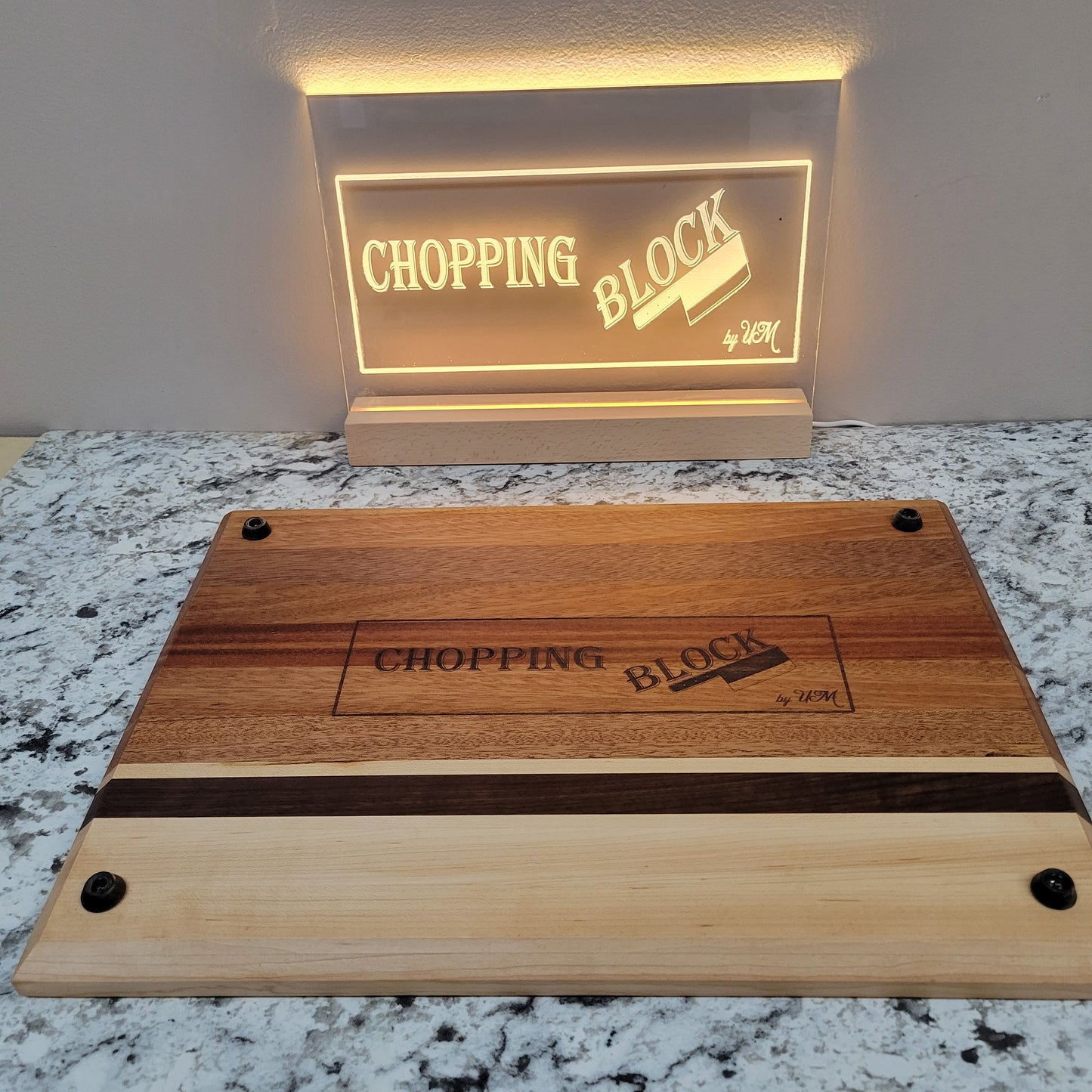 Maple & Mahogany Cutting Board