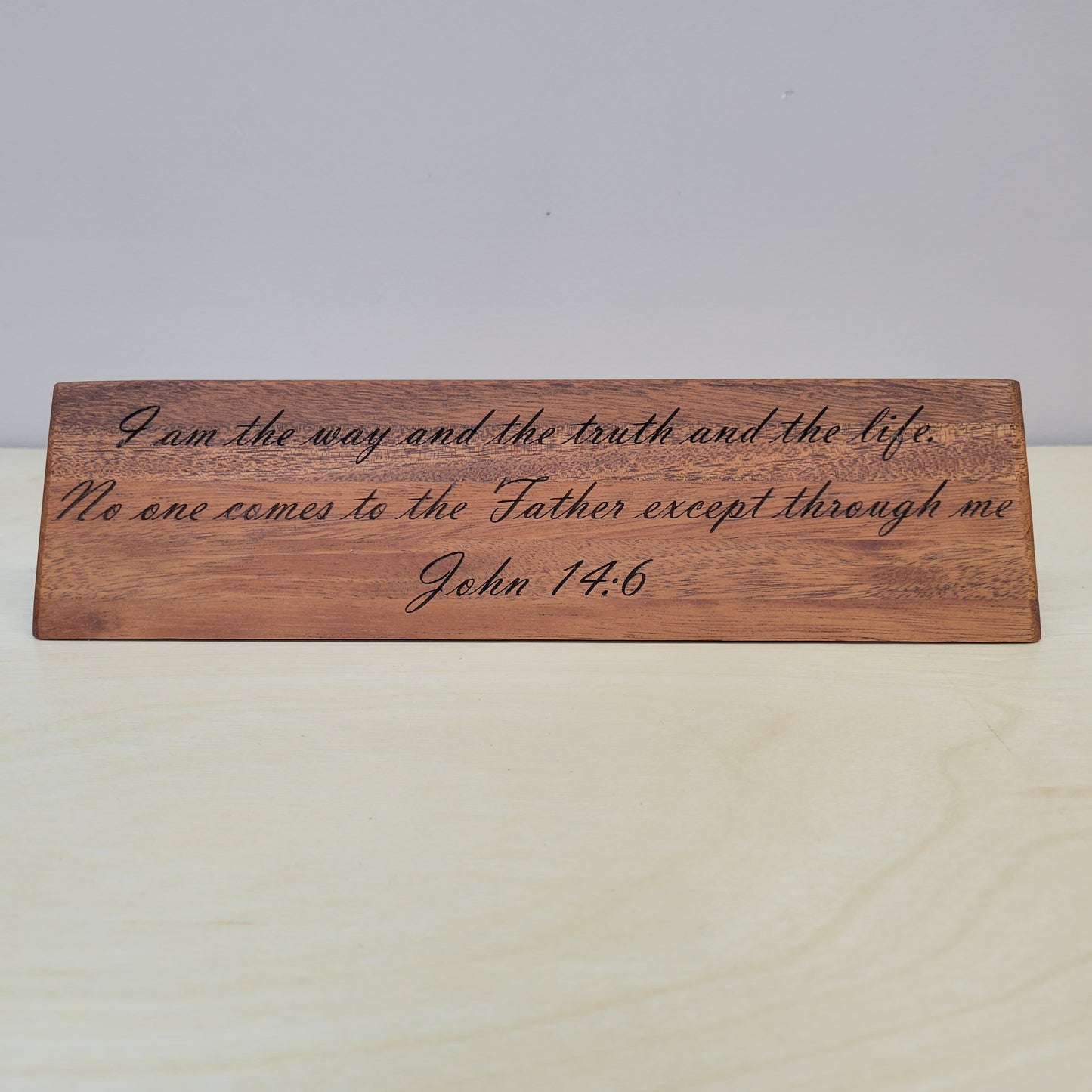 Custom Bible Verse Wooden Plaque