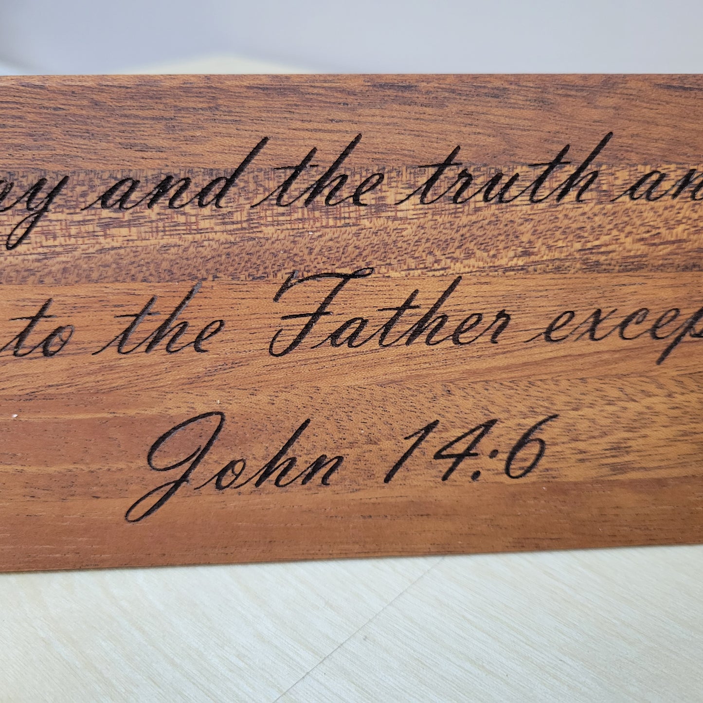 Custom Bible Verse Wooden Plaque