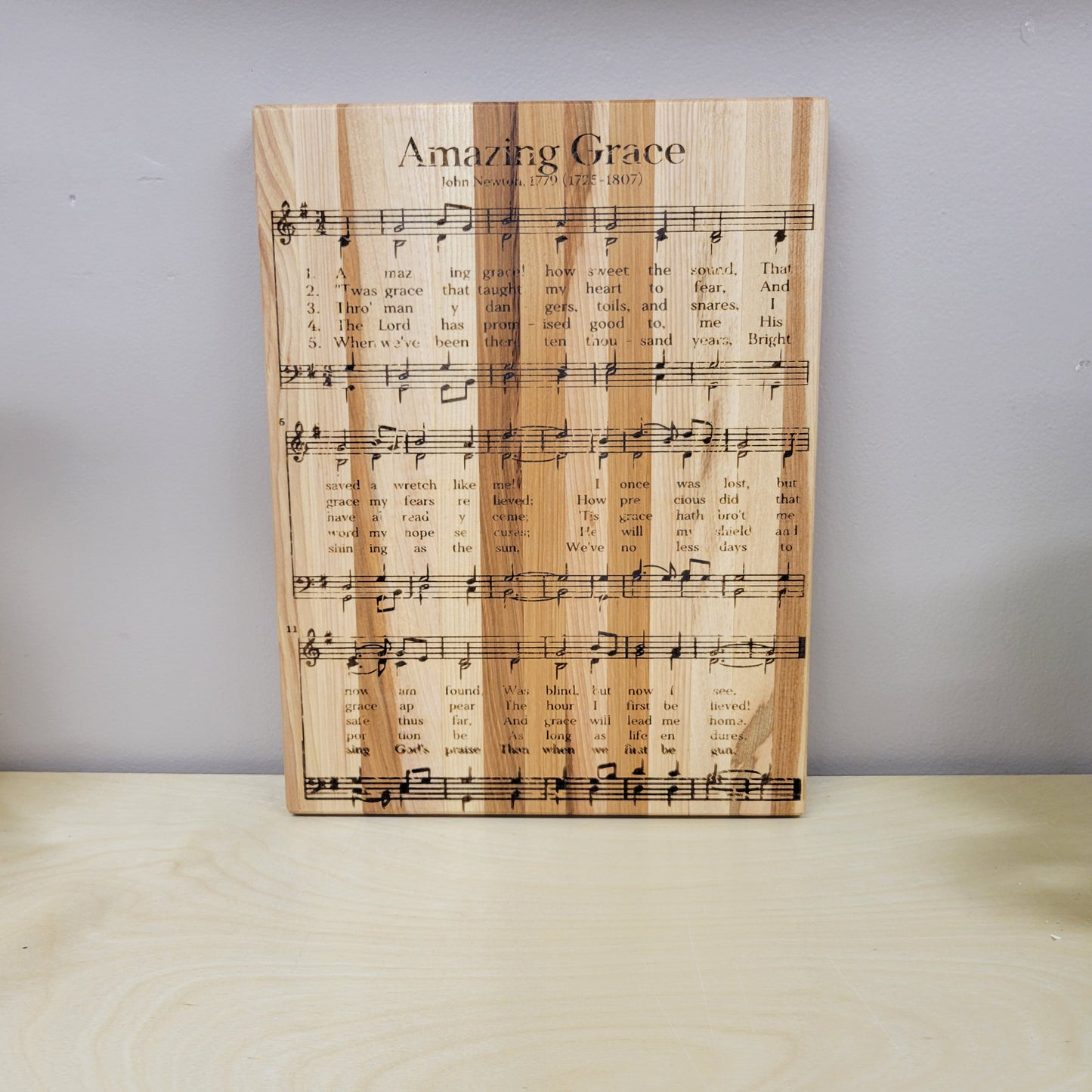 Amazing Grace Song Board