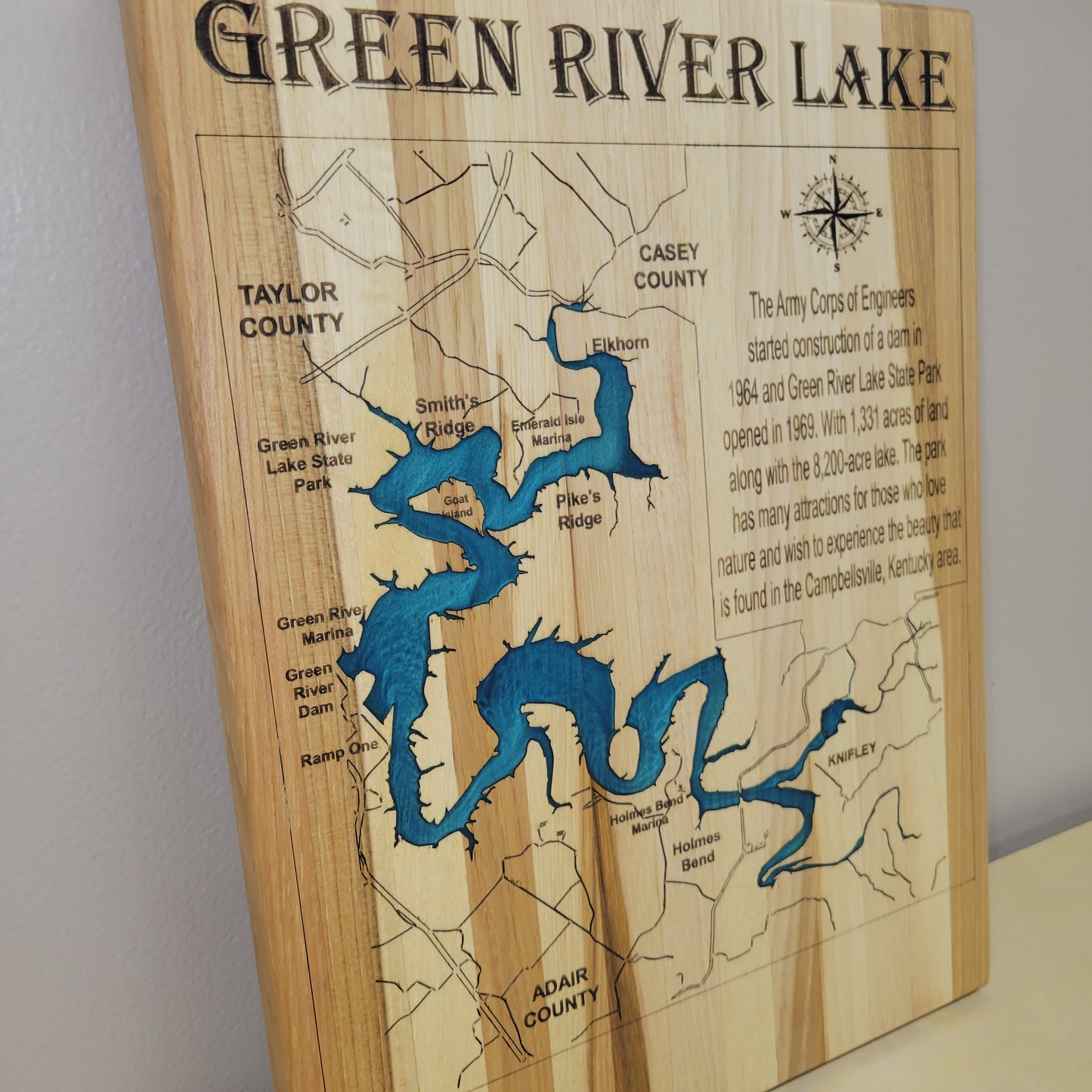 Green River Lake Cutting Board / Wall Art