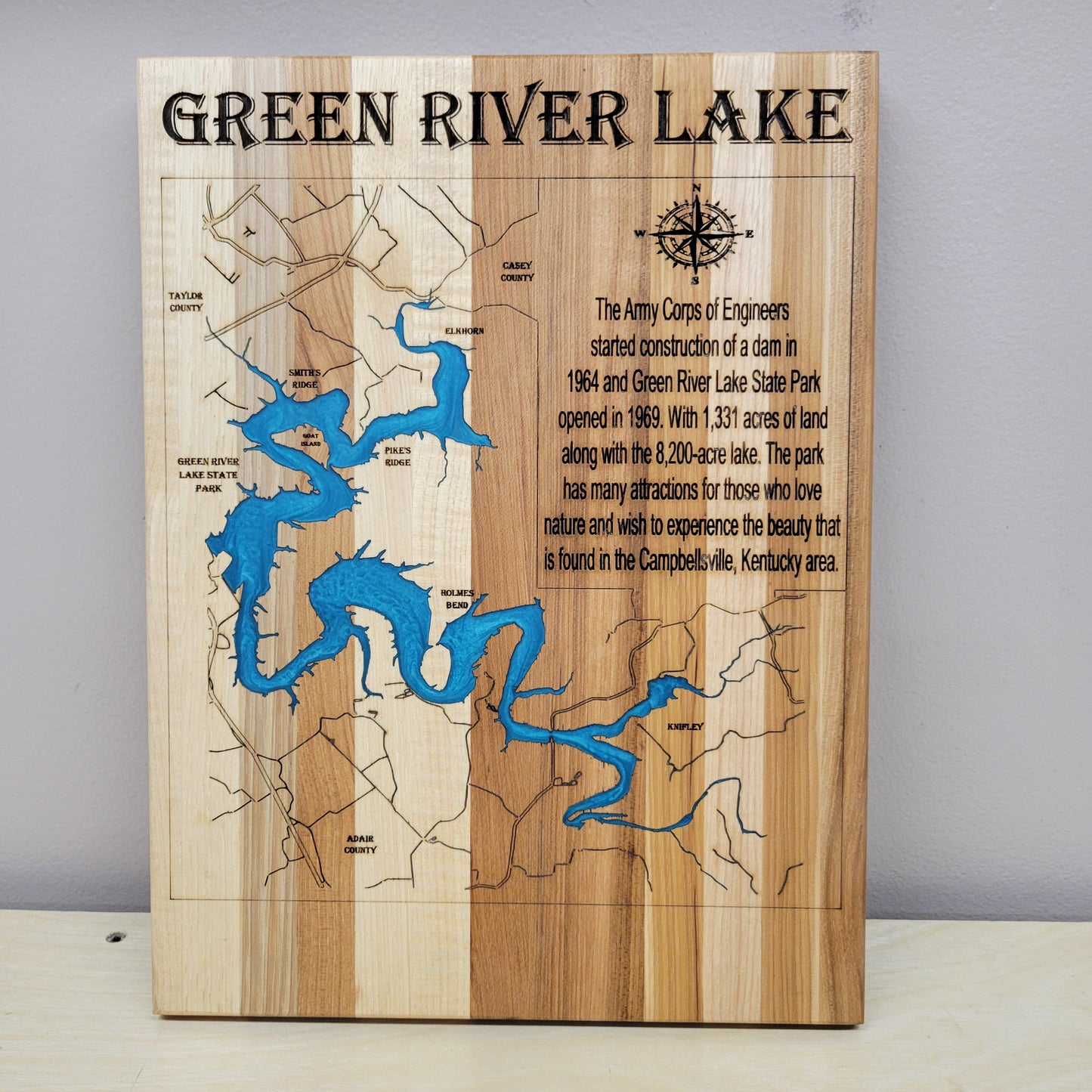 Green River Lake Cutting Board / Wall Art