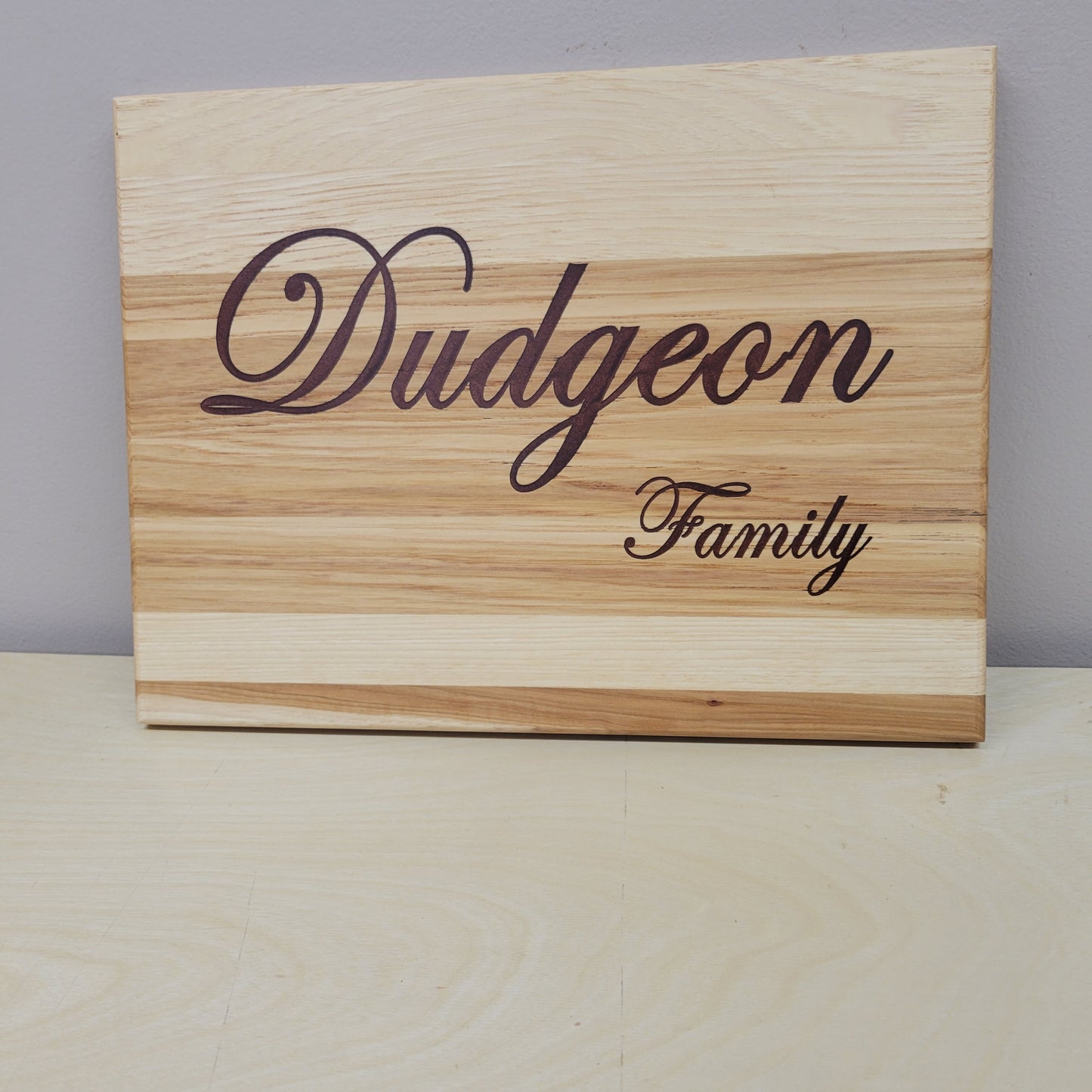 Epoxy Family Name Cutting Board