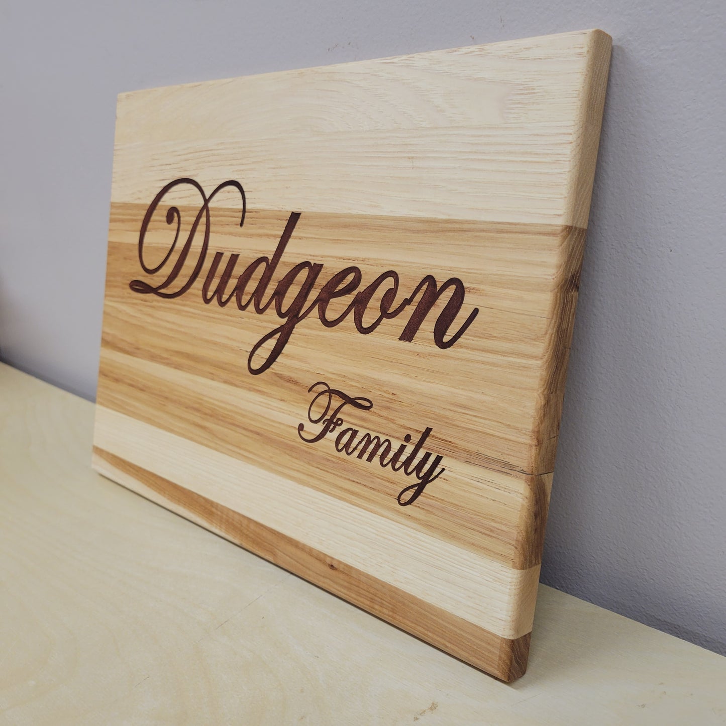 Epoxy Family Name Cutting Board