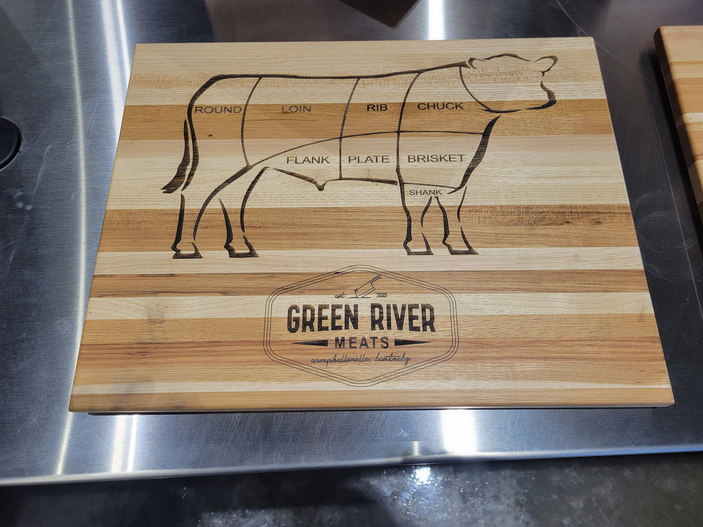 15 Hickory Cutting Boards with Your Business Logo