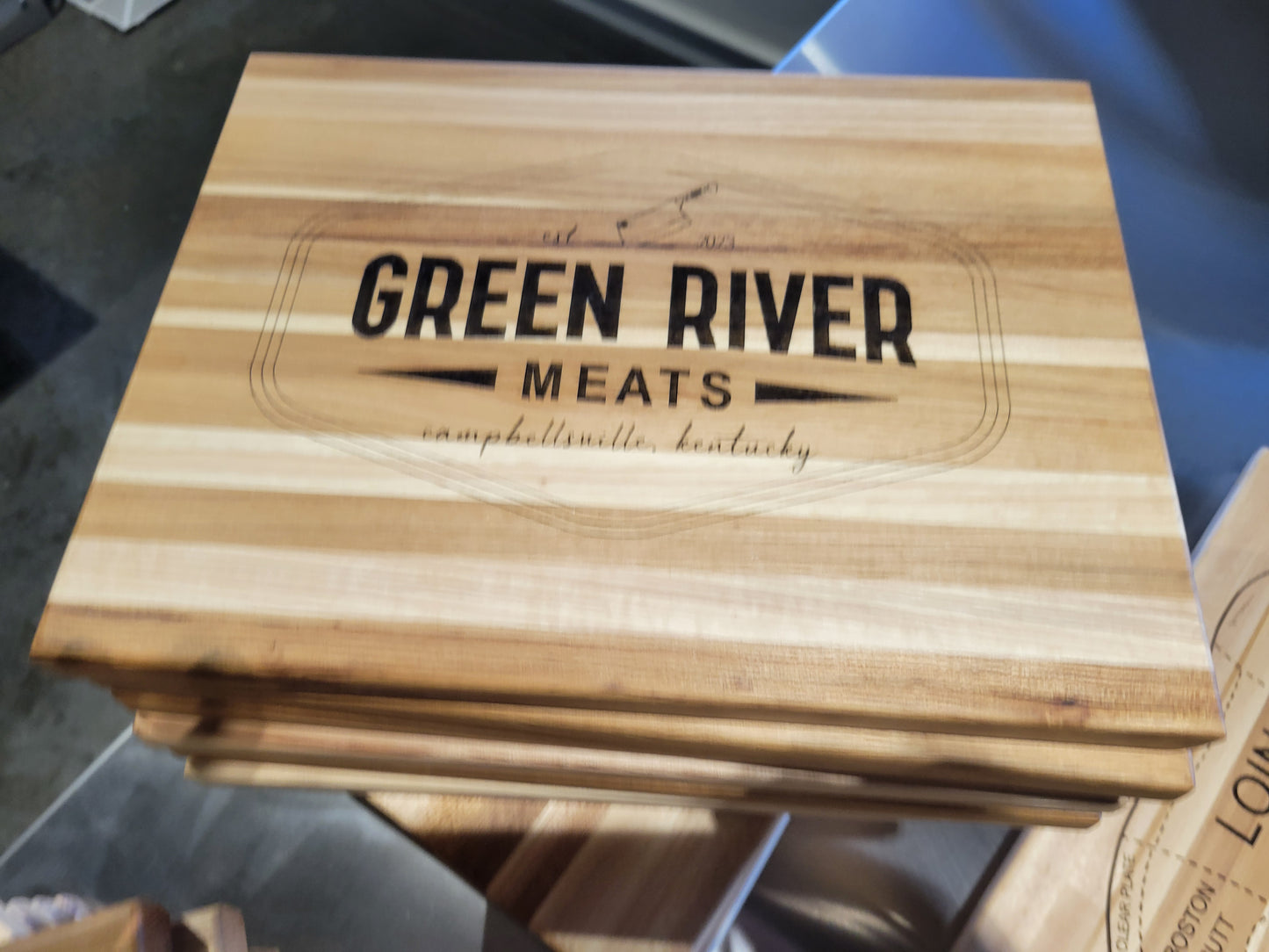 15 Hickory Cutting Boards with Your Business Logo