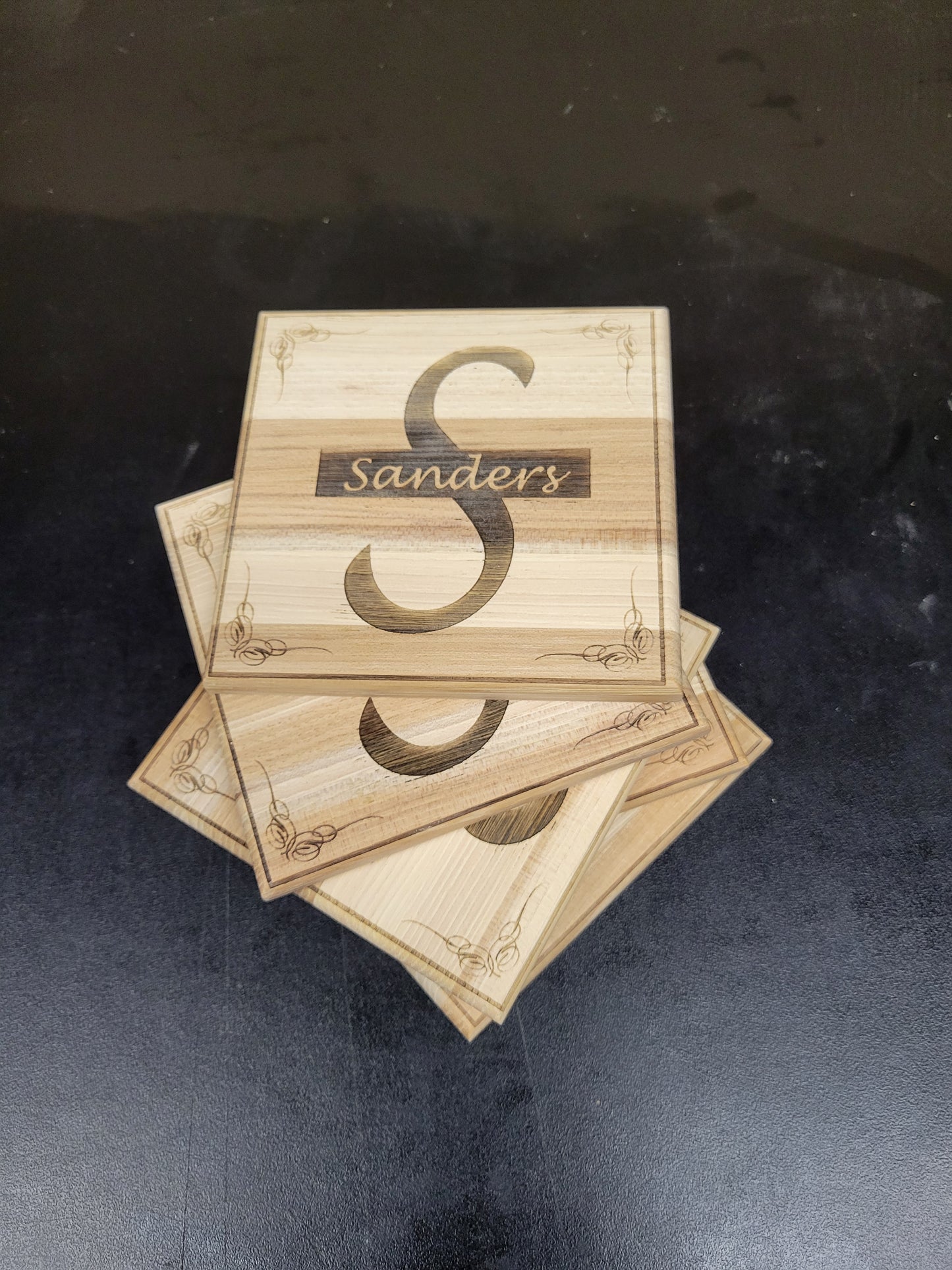 Custom Made Drink Coasters set of 4