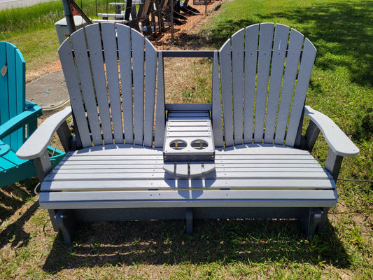 Adirondack Double Glider with center console