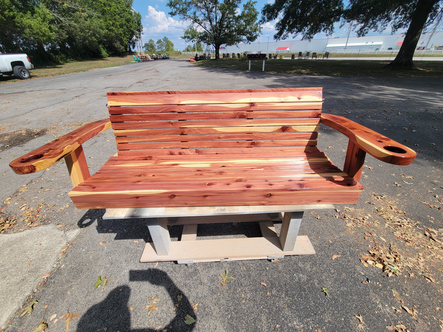 Cedar Porch Swing 5ft