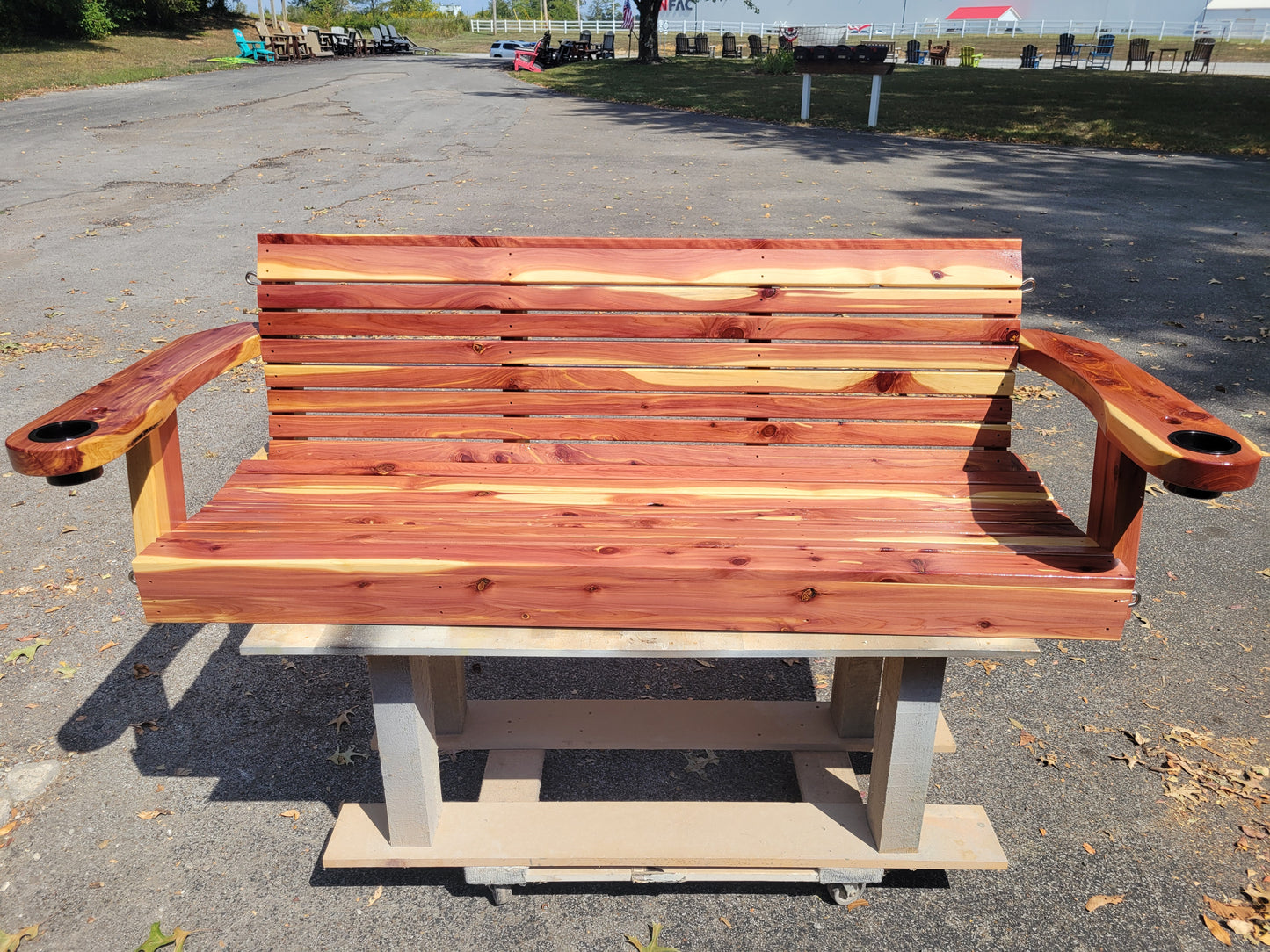 Cedar Porch Swing 5ft