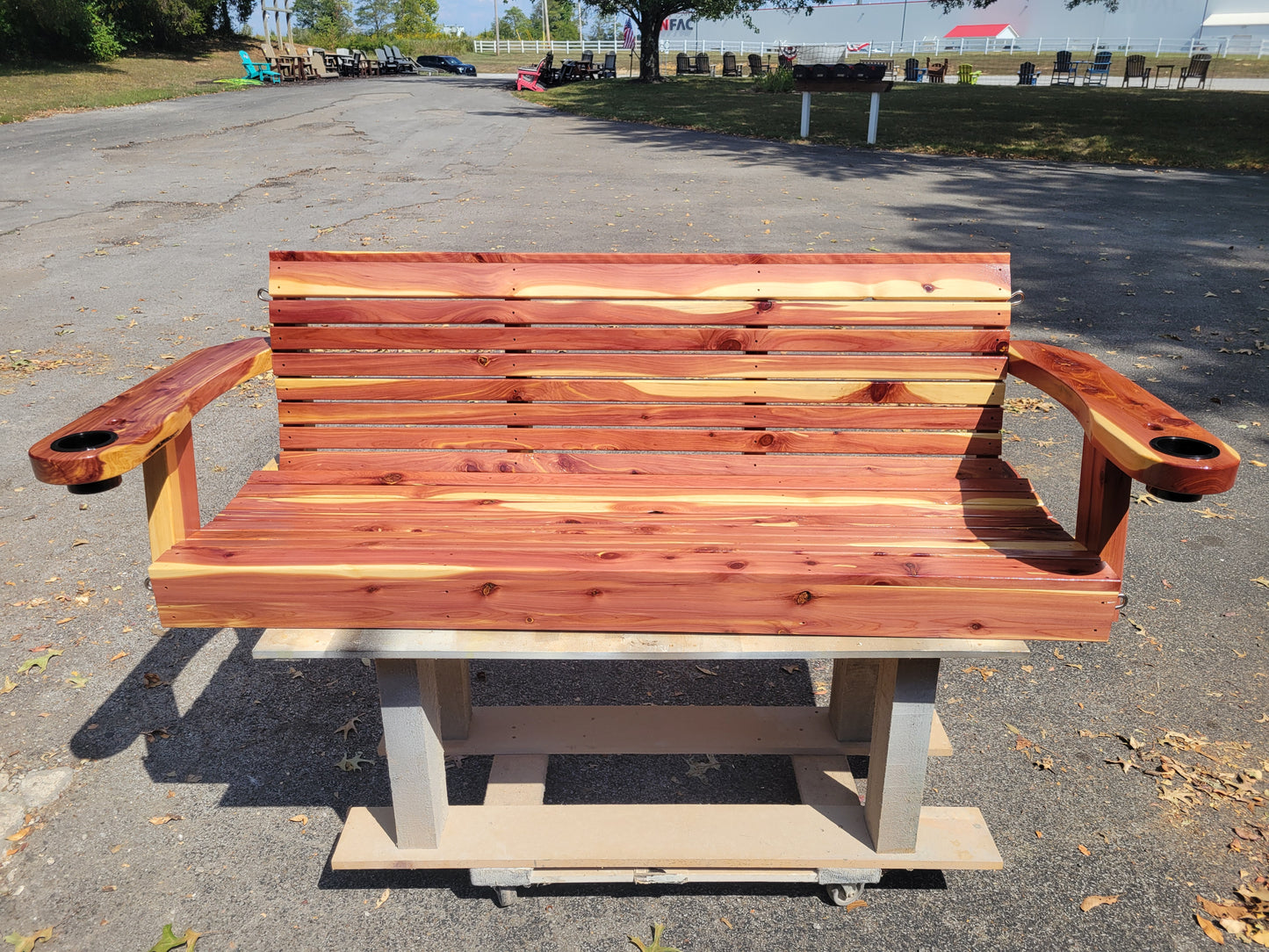 Cedar Porch Swing 5ft