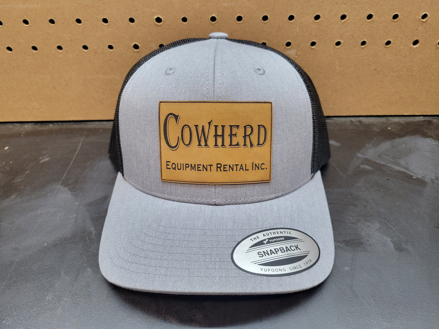 Custom Leather Patch Hats