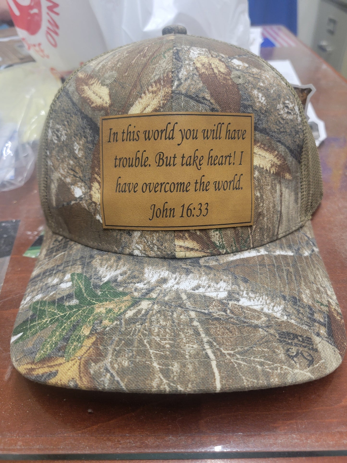 Custom Leather Patch Hats