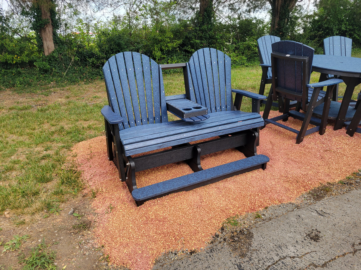Adirondack 5ft Double Glider with center console