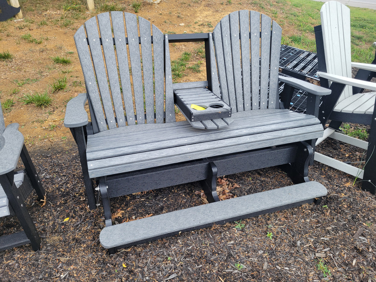 Adirondack 5ft Double Glider with center console