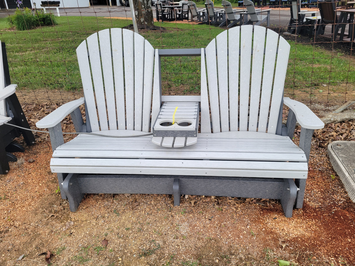Adirondack 5ft Double Glider with center console
