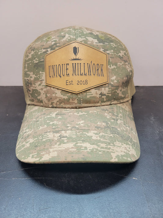 Custom Leather Patch Hats
