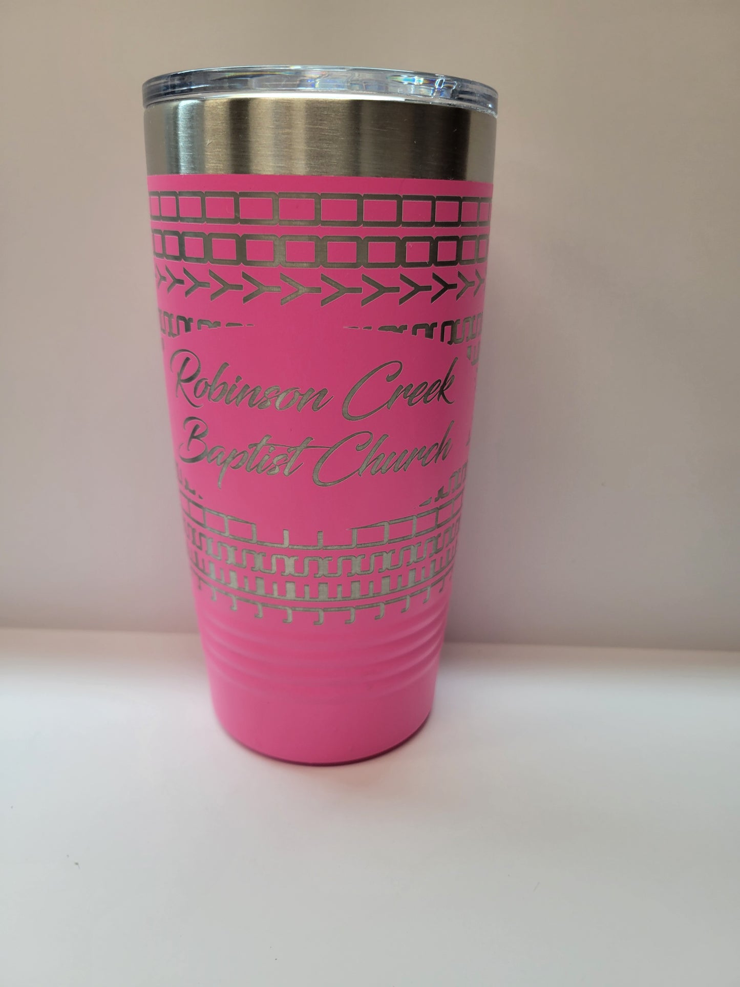 Church Name with Jesus Loves You 20oz Drink Tumblers (Full Wrap)