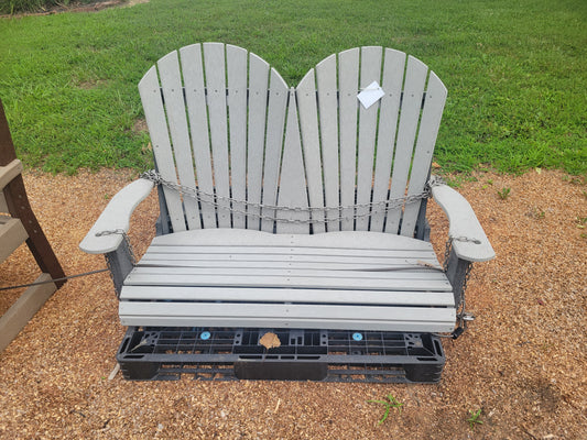 4ft Porch Swing with Adirondack Back