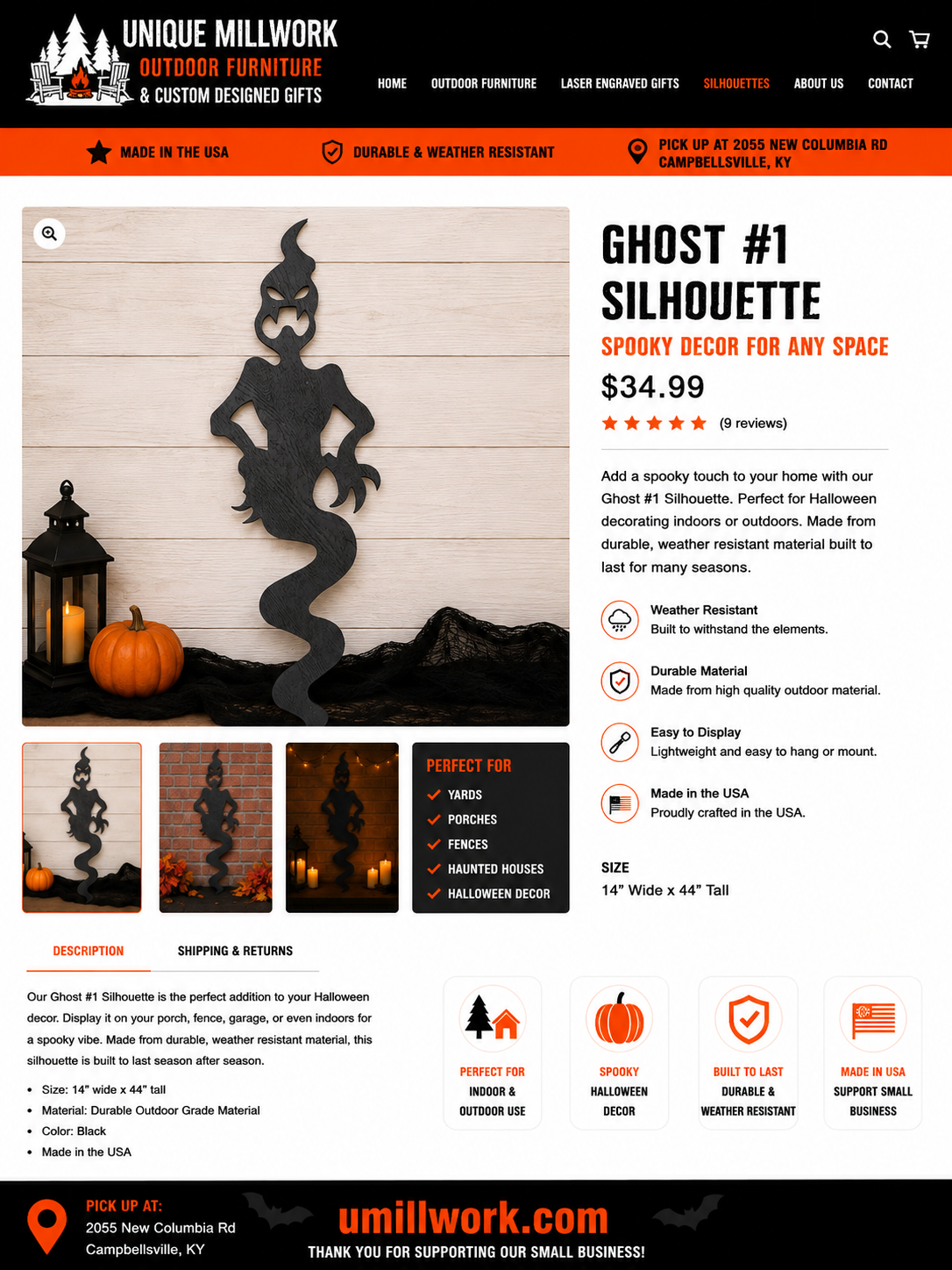 Halloween Grost #1 Silhouette