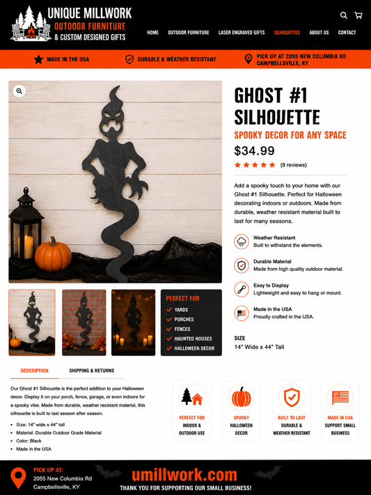 Halloween Grost #1 Silhouette