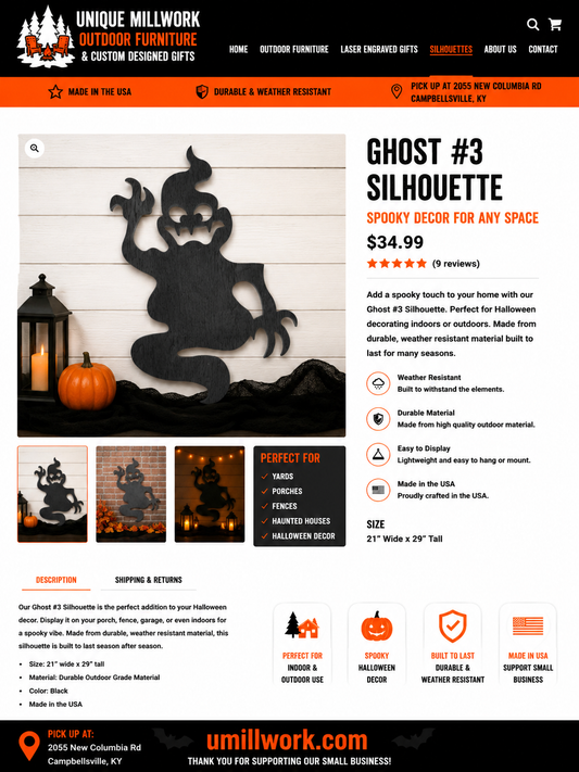 Halloween Grost #3 Silhouette
