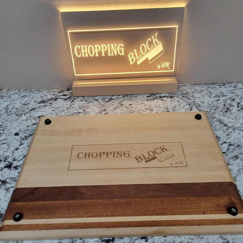 Mahogany & Maple Cutting Board