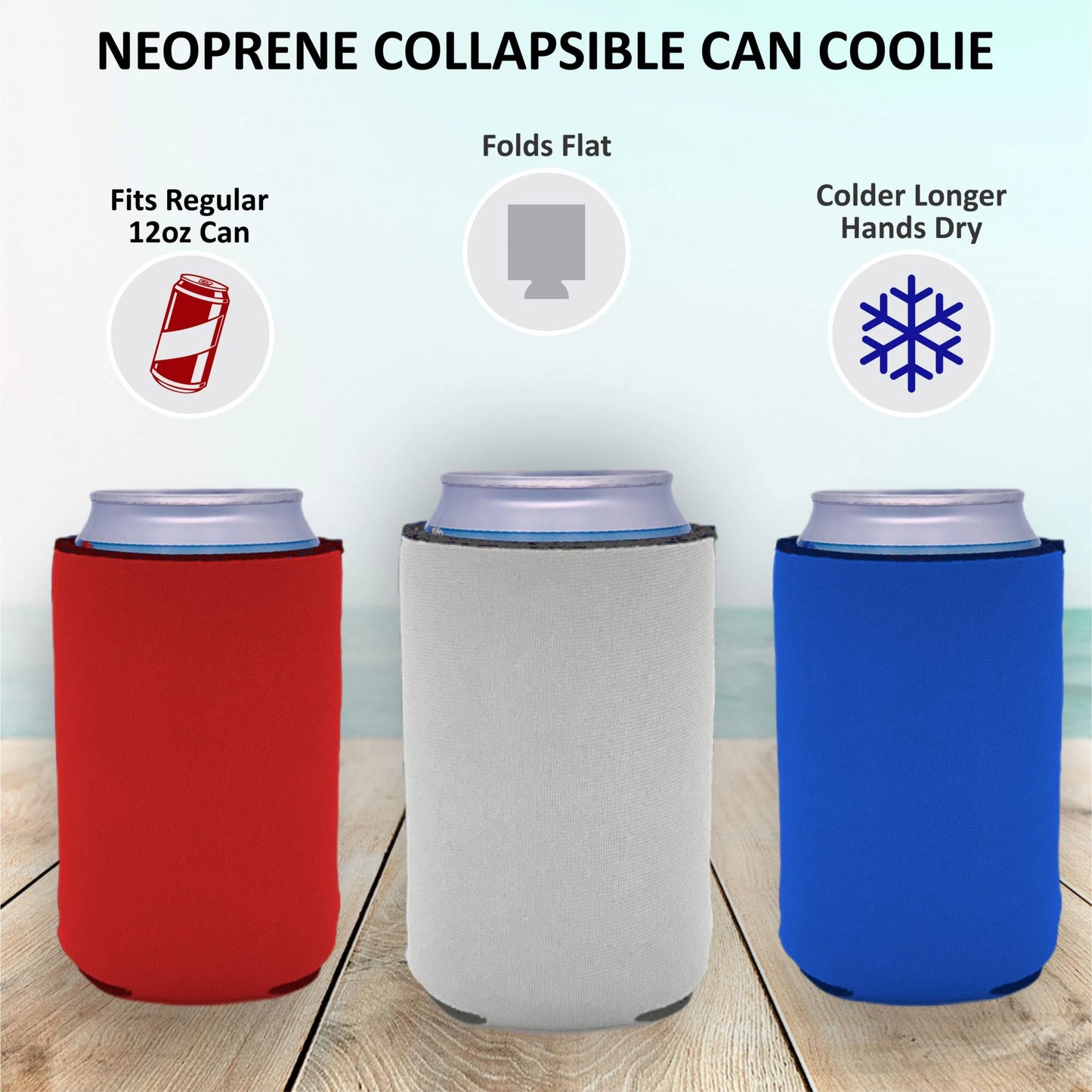 Custom Designed Can Koozies Bulk 100 Koozie Order